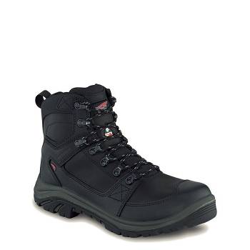 Red Wing Tradesman 6-inch Side-Zip Waterproof CSA Safety Toe - Cierne Pracovne Cizmy Panske, RW250SK